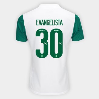Camisa Palmeiras II 25/26 - Evangelista nº 30 - Torcedor Puma Masculina