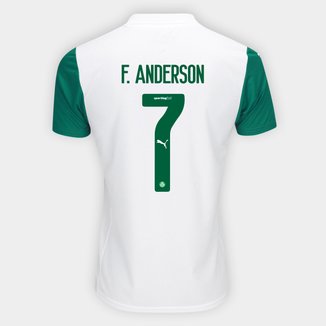 Camisa Palmeiras II 25/26 - F. Anderson nº 7 - Torcedor Puma Masculina