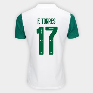 Camisa Palmeiras II 25/26 - F. Torres nº 17 - Torcedor Puma Masculina