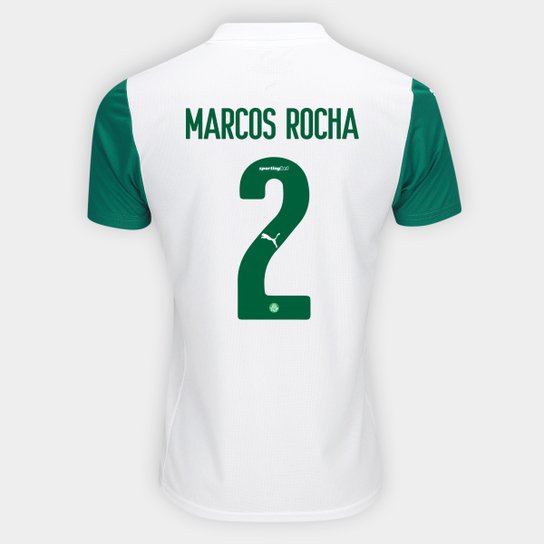 Camisa Palmeiras II 25/26 - Marcos Rocha nº 2 - Torcedor Puma Masculina