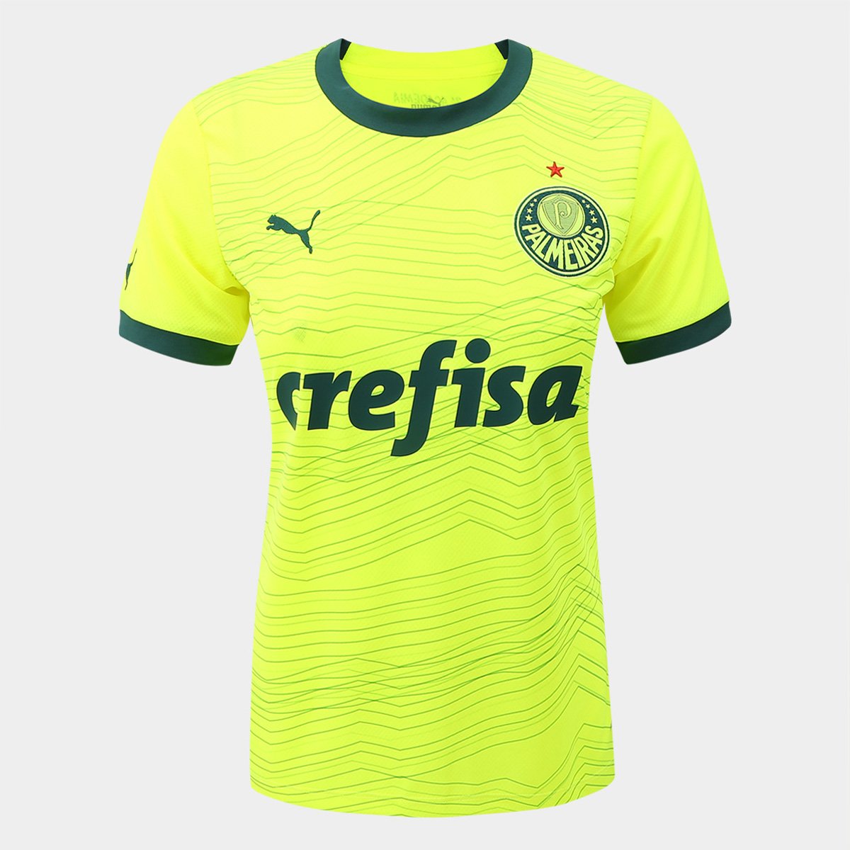 Camisa Palmeiras III 23/24 s/nº Torcedor Puma Feminina Allianz
