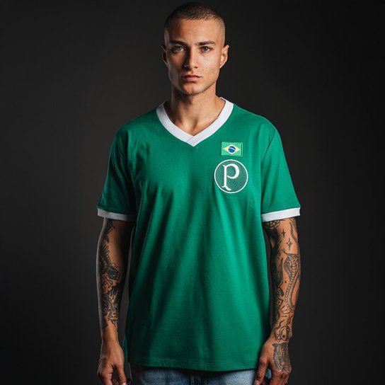 Camisa Palmeiras Retrô 1951 Verde Masculina