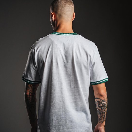 Camisa Palmeiras Retrô 1972 Branca Masculina