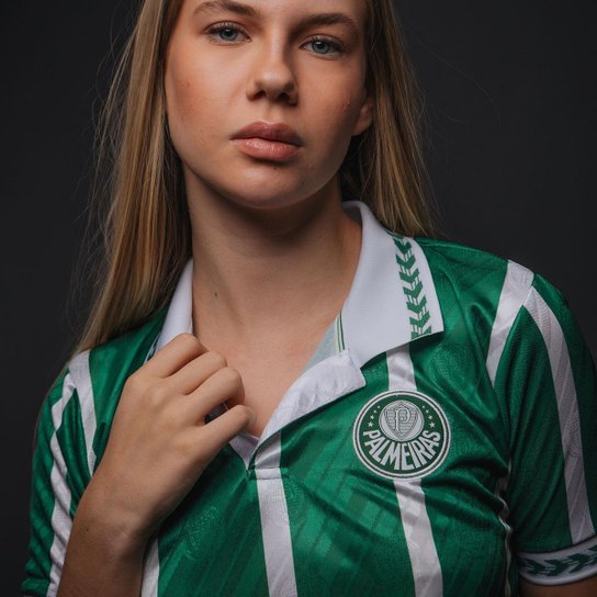 Camisa Palmeiras Retrô 1994 Campeão Brasileiro Feminina