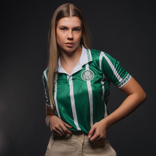 Camisa Palmeiras Retrô 1994 Campeão Brasileiro Feminina