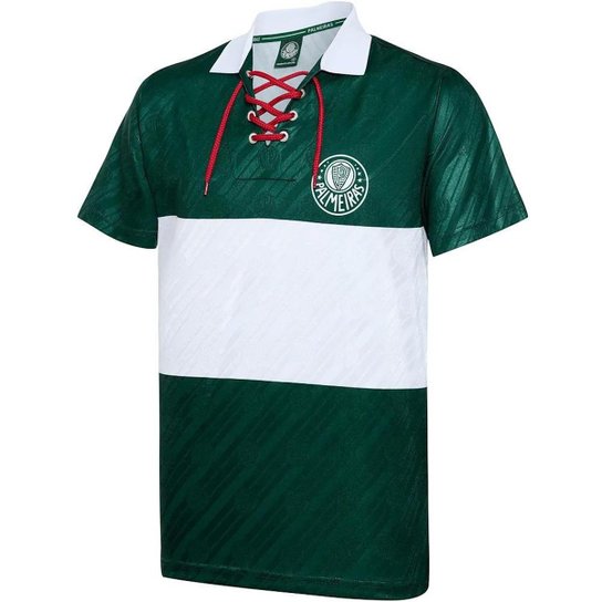 Camisa Palmeiras Retrô 1996 Manga Curta Masculina