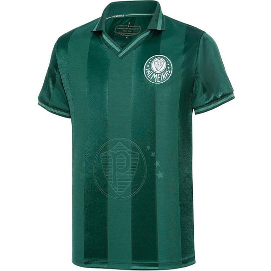 Camisa Palmeiras Retrô 1998 Verde Infantil Juvenil