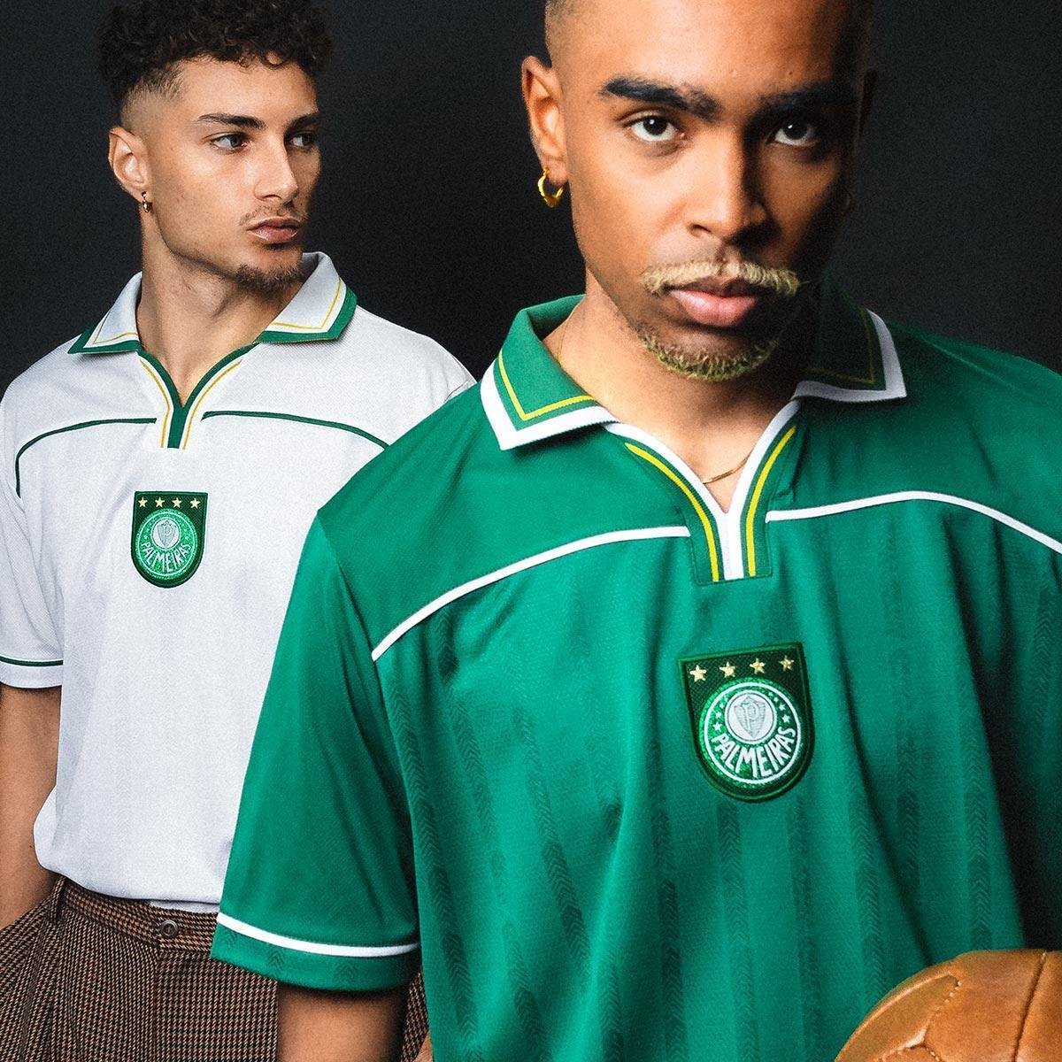 パルメイラス1999年 リベルタドーレス Camisa Palmeiras Retrô 1999 Libertadores Branco Masculina