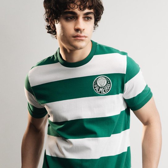 Camisa Palmeiras Retrô Goleiro 1984 Manga Curta Masculina
