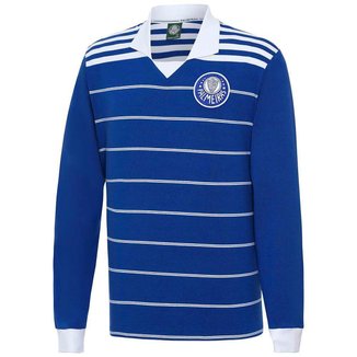 Camisa Palmeiras Retrô Goleiro 1989 Manga Longa Masculina