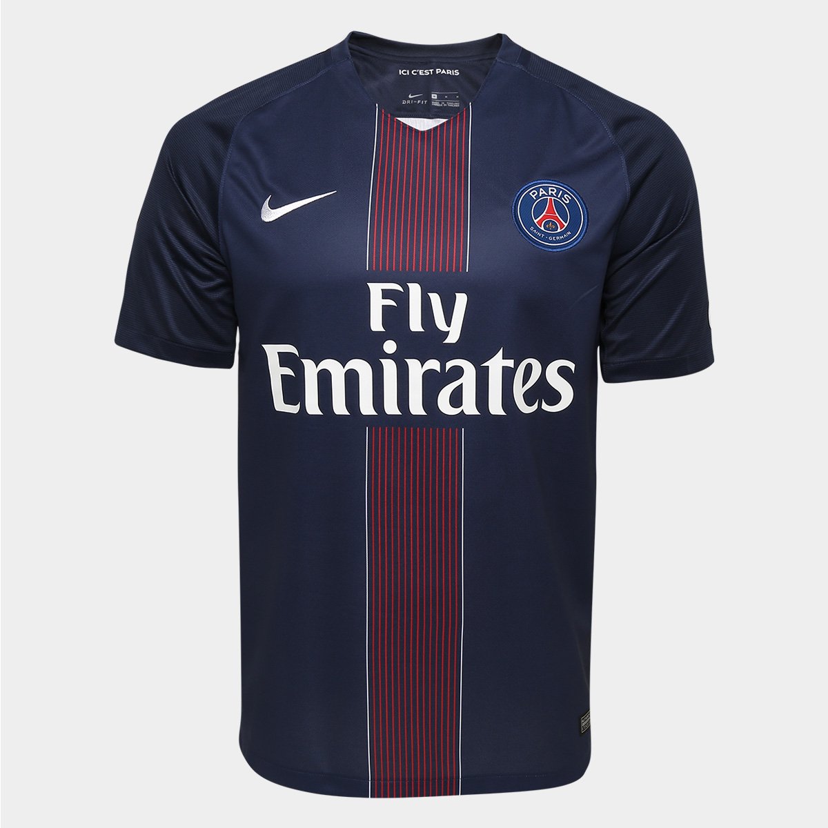 Camisa Paris Saint Germain Home 16/17 s/nº Torcedor Nike Masculina