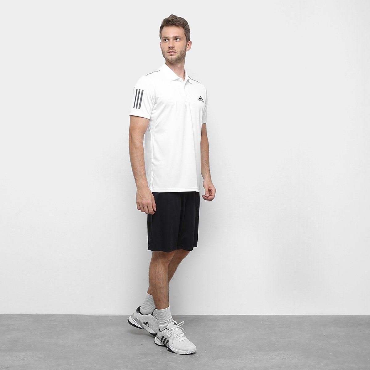 camisa e bermuda adidas