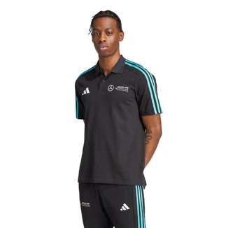 Camisa Polo Adidas Mercedes Amg Petronas Fórmula 1 Team Dna Masculino