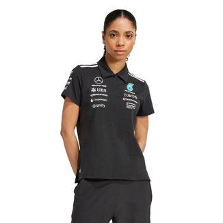 Camisa Polo Adidas Mercedes - AMG Petronas Formula One Team Feminina