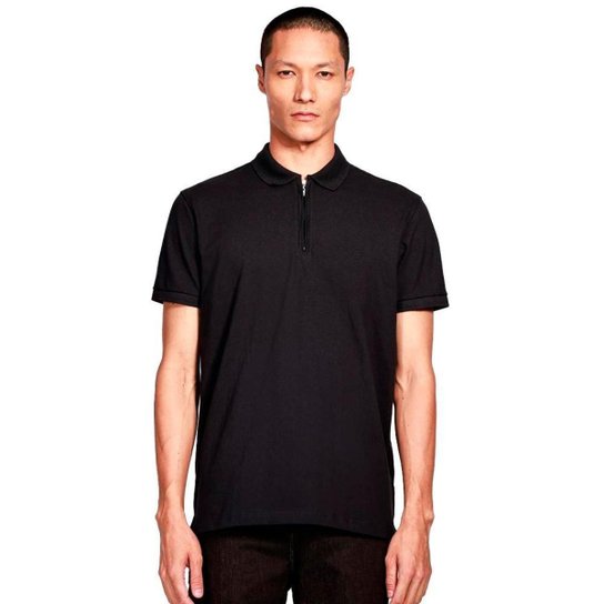 Camisa Polo Aramis Piquet Zip Masculino