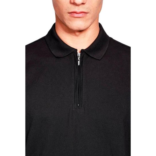 Camisa Polo Aramis Piquet Zip Masculino