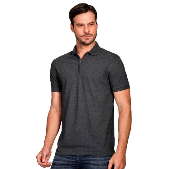 Camisa Polo Aramis Piquet Zip Masculino