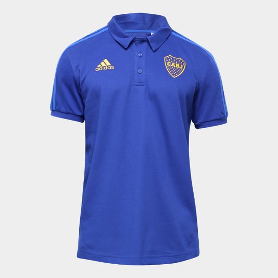 Camisa Polo Boca Juniors Adidas Viagem 21/22 Masculina