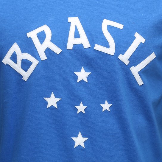 Camisa Polo Brasil Retrô Times Masculina