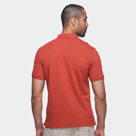 Camisa Polo Calvin Klein Slim Em Piquet Masculina