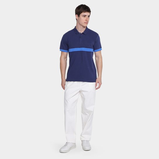 Camisa Polo Colcci Faixa Masculina