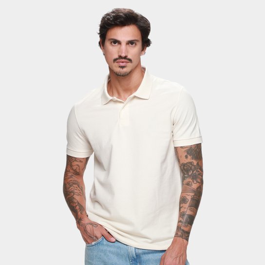 Camisa Polo Hering Casual Masculina