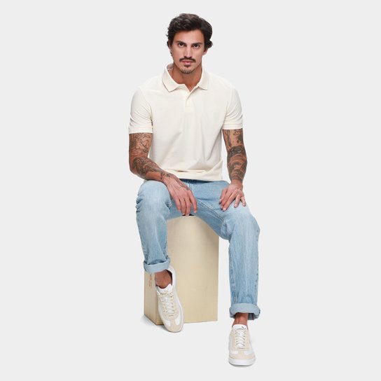 Camisa Polo Hering Casual Masculina