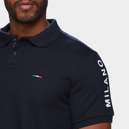 Camisa Polo Industrie Itália Masculina