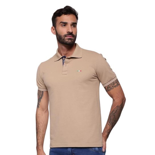 Camisa Polo Itália Industrie Básica Piquet Premium