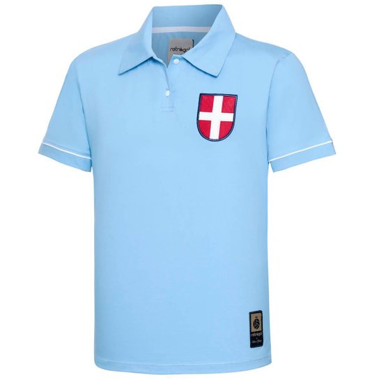 Camisa Polo Itália Retrô 1911 Masculina Collab Retrôgol x Mauro Beting