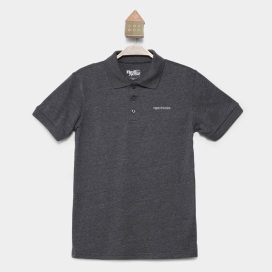 Camisa Polo Juvenil Red Nose Clássica Menino