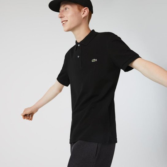 Camisa Polo Lacoste L.12.12 Slim Fit Em Piqué Masculina