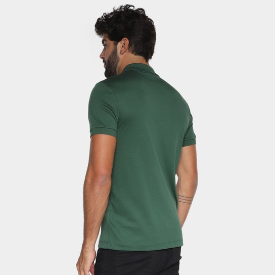 Camisa Polo Lacoste Regular Fit Algodão Leve Masculina