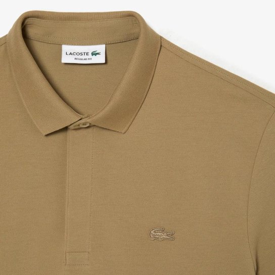 Camisa Polo Lacoste Regular Fit Paris Em Piqué Stretch Masculina
