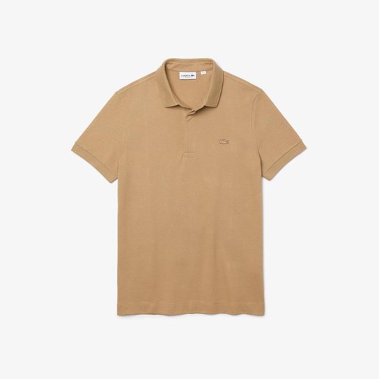 Camisa Polo Lacoste Regular Fit Paris Em Piqué Stretch Masculina