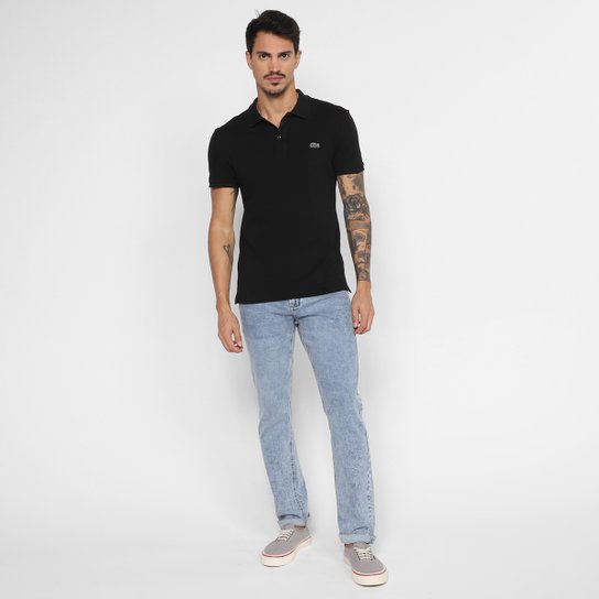 Camisa Polo Lacoste Slim Fit Piquet Masculina