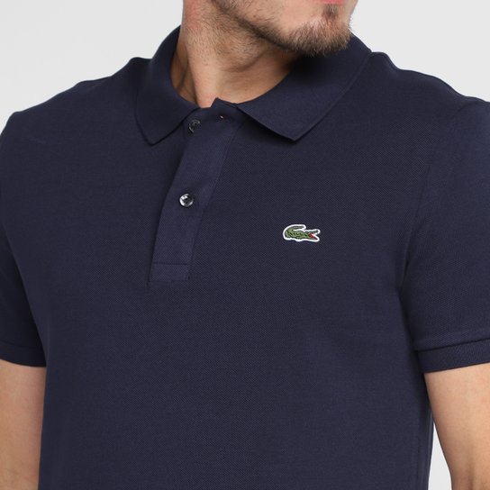 Camisa Polo Lacoste Slim Fit Piquet Masculina