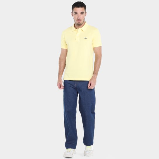 Camisa Polo Lacoste Slim Fit Piquet Masculina