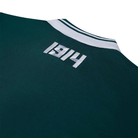 Camisa Polo Piquet Palmeiras 1914 Verde Masculina