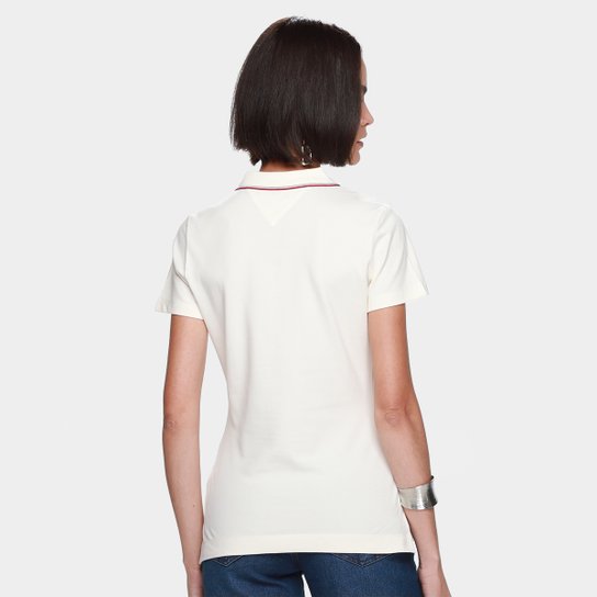Camisa Polo Slim Herigate Pique Feminina