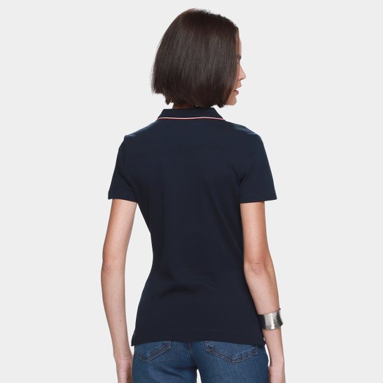 Camisa Polo Slim Herigate Pique Feminina