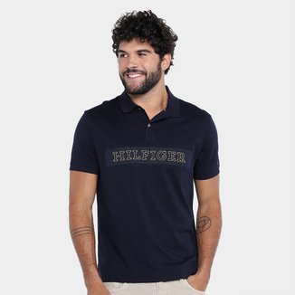 Camisa Polo Tommy Hilfiger Brand Love Masculina