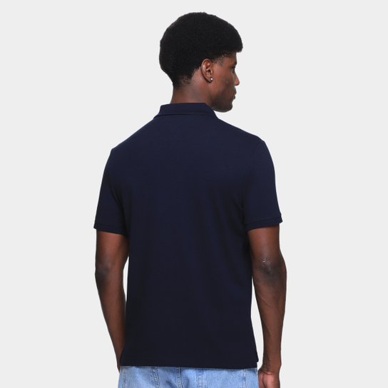 Camisa Polo Tommy Hilfiger Pique Placket Interest Masculina