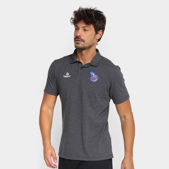 Camisa Polo Topper Franca 23 Manga Curta Masculina