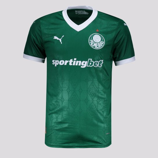 Camisa Puma Palmeiras I 2025 Jogador Masculina