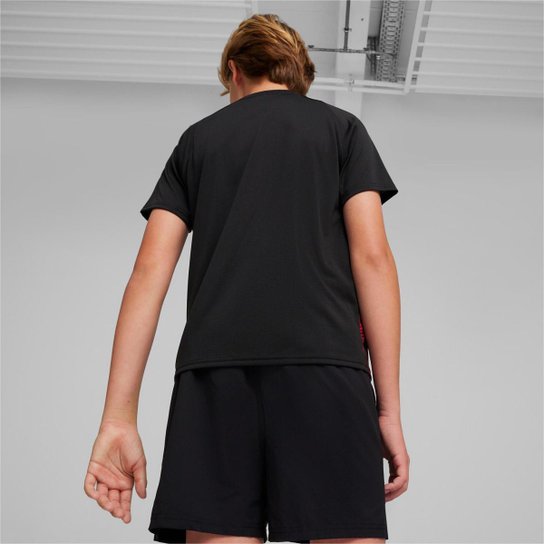 Camisa Puma Pré-Jogo AC Milan Infantil