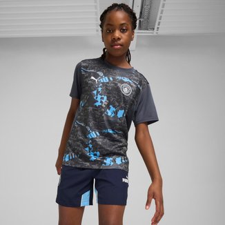 Camisa Puma  Pré-Jogo Manchester City Infantil
