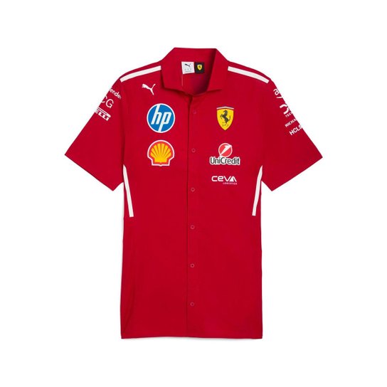 Camisa Puma Scuderia Ferrari 2025 Team Masculina