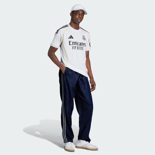 Camisa Real Madrid Home 25/26 s/n Torcedor Adidas Masculina