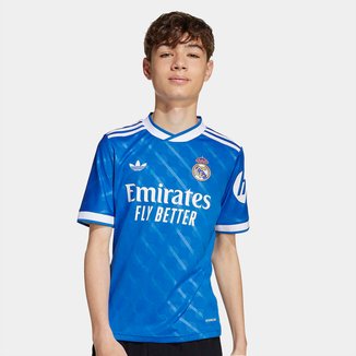 Camisa Real Madrid Infantil Third 25/26 s/n Torcedor Adidas